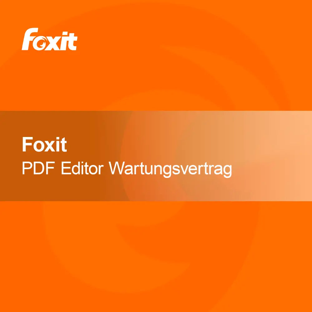 Foxit PDF Editor + Kontrak Pemeliharaan