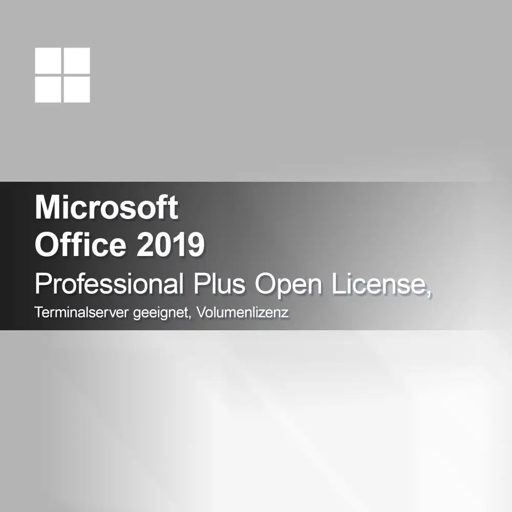 Microsoft Office 2019 Professional Plus Lisensi Terbuka, Cocok untuk Terminalserver, Lisensi Volume