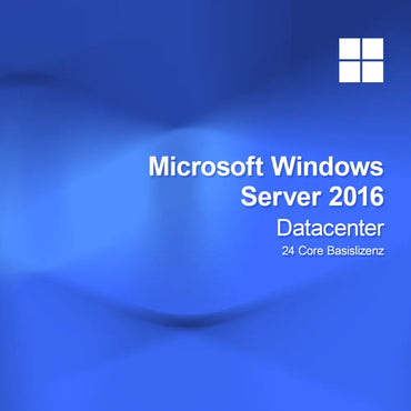 Lisensi Dasar Microsoft Windows Server 2016 Datacenter 24 Core
