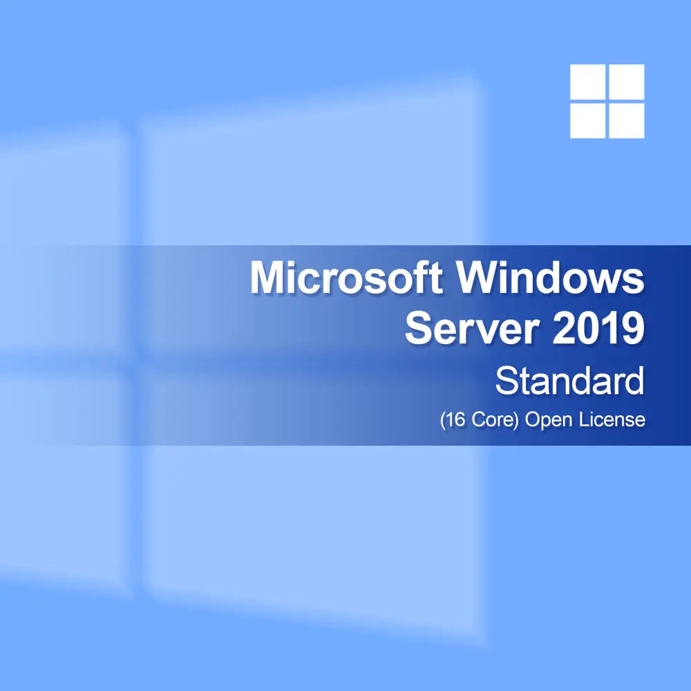 Microsoft Windows Server 2019 Standard (16 Core) Lisensi Terbuka
