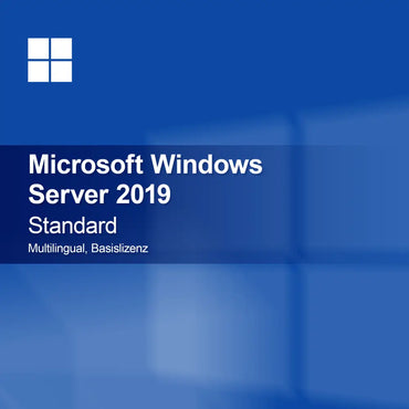 Microsoft Windows Server 2019 Standard, Multilingual, Lisensi Dasar