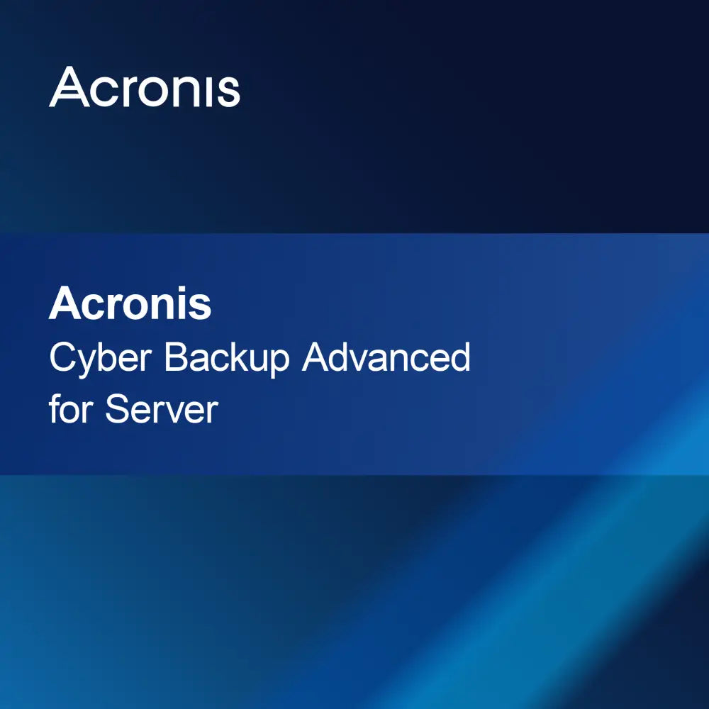 Acronis Cyber Backup Advanced untuk Server