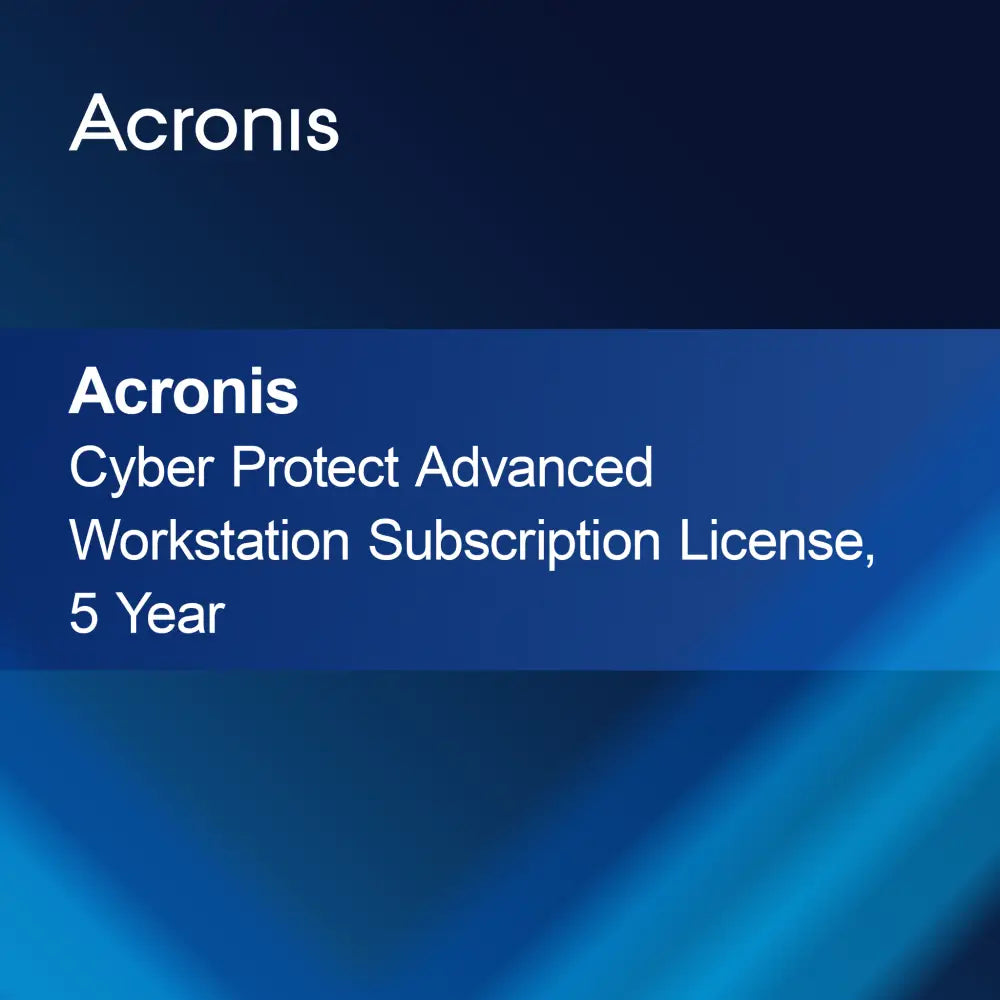 Lisensi Langganan Acronis Cyber Protect Advanced Workstation, 5 Tahun
