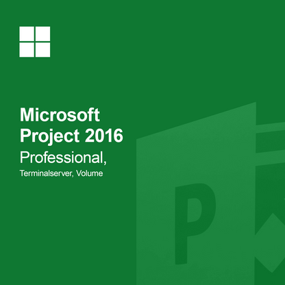 Microsoft Project 2016 Profesional, Terminalserver, Volume