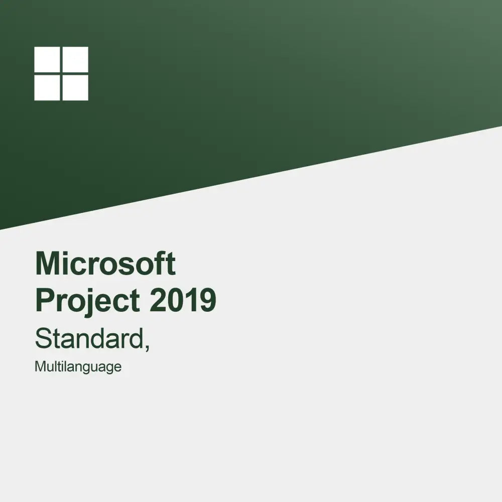 Microsoft Project 2019 Standard, Multibahasa