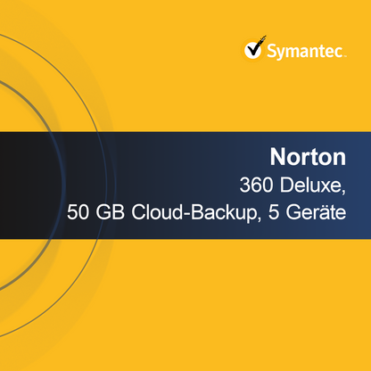 Norton 360 Deluxe, 50 GB Cadangan Cloud 5 Perangkat