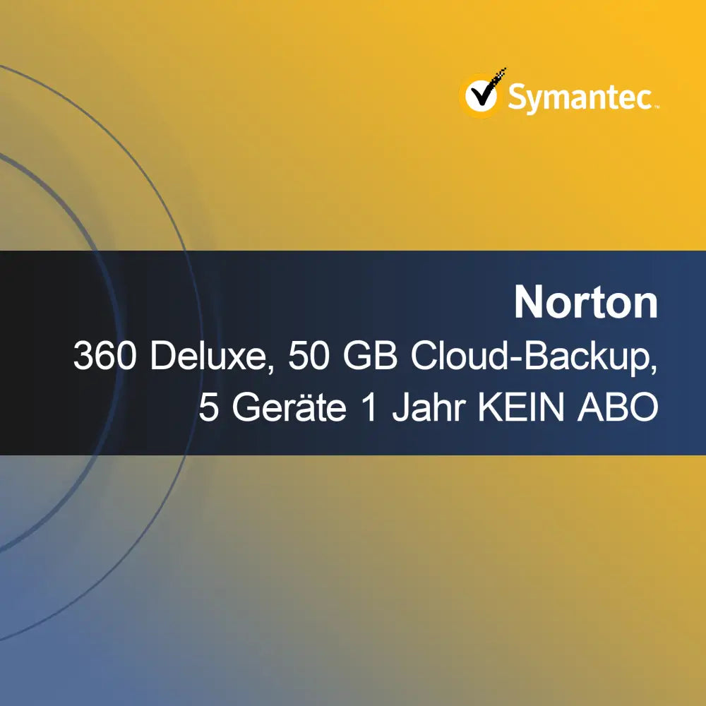 Norton 360 Deluxe, 50 GB Cadangan Cloud, 5 Perangkat 1 Tahun TANPA LANGGANAN