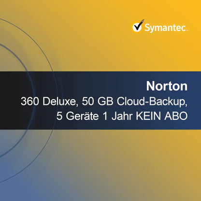 Norton 360 Deluxe, 50 GB Cadangan Cloud, 5 Perangkat 1 Tahun TANPA LANGGANAN