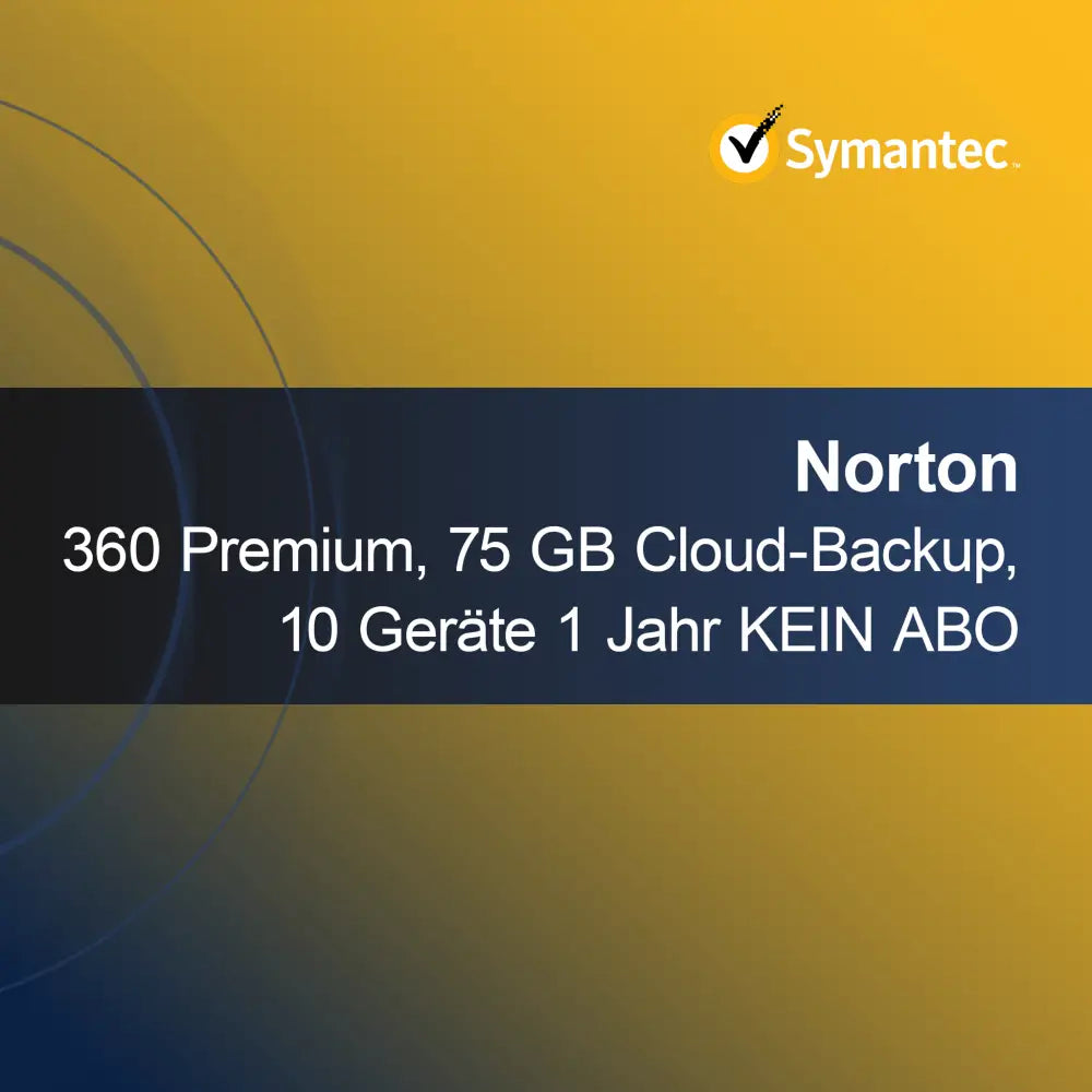 Norton 360 Premium, 75 GB Cadangan Cloud, 10 Perangkat 1 Tahun TANPA LANGGANAN