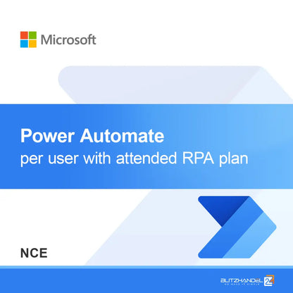 Power Automate per pengguna dengan rencana RPA yang diawasi (NCE)