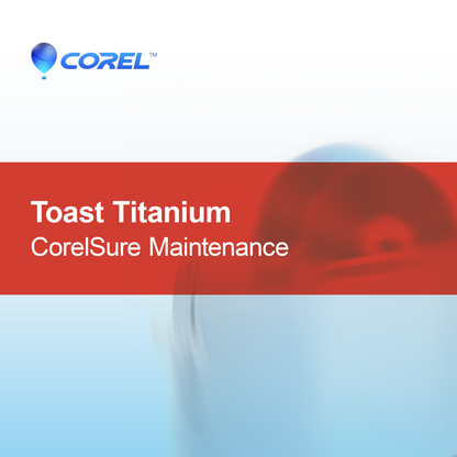 Toast Titanium CorelSure Pemeliharaan